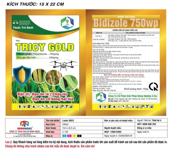 TRICY GOLD 100GR  (Bidizole 750 wp)