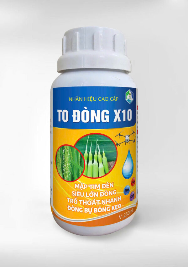 PHÂN BÓN LÁ NGUYÊN LIỆU NHẬP KHẨU TO ĐÒNG X10  250ML