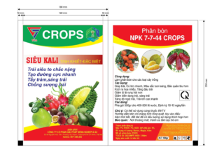 PHÂN BÓN NPK 7-7-44 CROPS